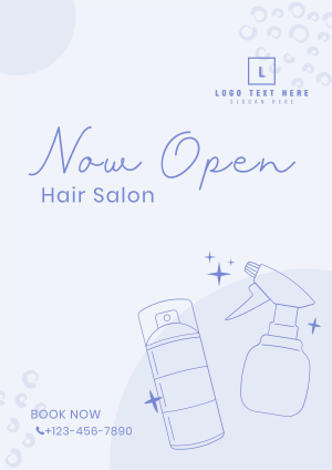 Hair Salon Opening Flyer Image Preview
