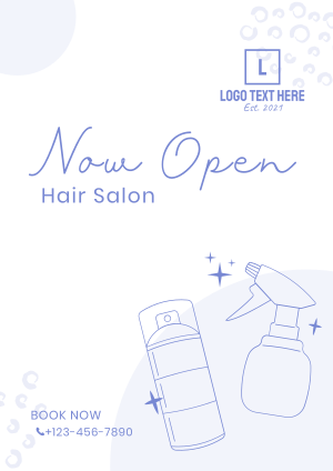 Hair Salon Opening Flyer