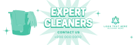 Sparkling Cleaners Twitter Header Design