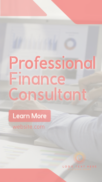 Professional Finance Consultant YouTube short Image Preview