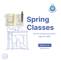 Spring Class Instagram post Image Preview