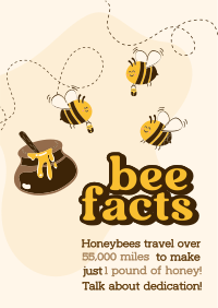 Honey Bee Facts Poster Image Preview