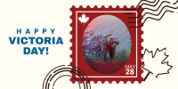 Bear Stamp Twitter Post Design