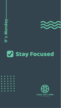 Monday Stay Focused Instagram Story Preview