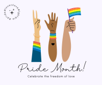 Pride Advocates Facebook Post Design
