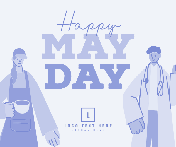 Cheers to the Workers! Facebook Post Design