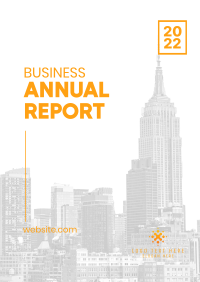 Annual Report Building Poster Image Preview
