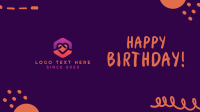 Happy Birthday Zoom Background Design