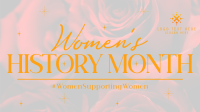 Women's History Month Facebook event cover Image Preview
