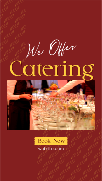 Dainty Catering Provider YouTube short Image Preview