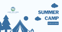 Kids Summer Camp Facebook Ad Design