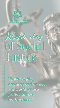 World Social Justice Day YouTube short Image Preview