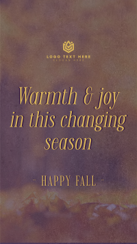 Autumn Season Quote Instagram Story Design