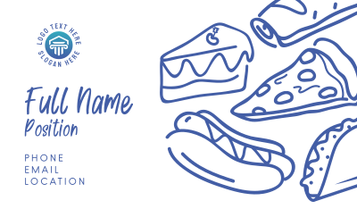 Delicious Doodles Business Card Image Preview