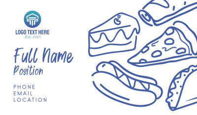 Delicious Doodles Business Card Image Preview