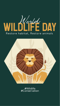 Restoring Habitat Program Instagram Story Design