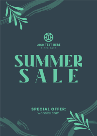 Tropical Summer Sale Poster Image Preview