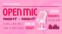 Pop Art Open Mic Night Animation Preview