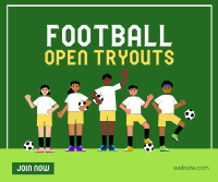 Try Outs are Open Facebook Post Design