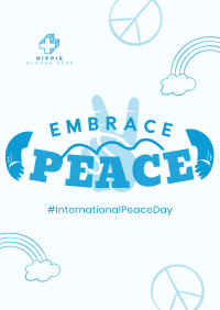 Embrace Peace Day Poster Image Preview