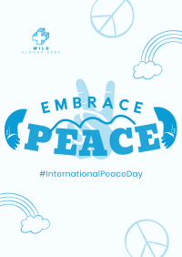 Embrace Peace Day Poster Image Preview