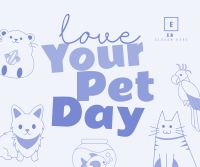 Love Your Pet Day Facebook Post Design