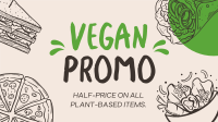 Plant-Based Food Vegan Animation Image Preview
