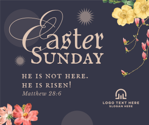 Easter Floral Facebook post Image Preview