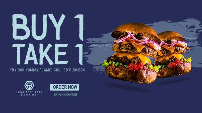 Flame Grilled Burgers Facebook event cover Image Preview