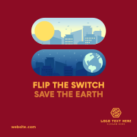 Save The Earth Instagram Post Design