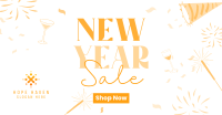 New Year Sparklers Sale Facebook ad Image Preview