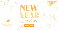 New Year Sparklers Sale Facebook ad Image Preview