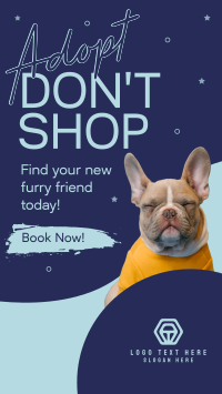 New Furry Friend Facebook Story Design