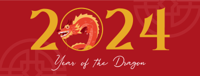 Dragon New Year Facebook cover Image Preview