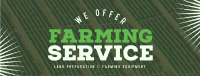 Trustworthy Farming Service Facebook Cover Design