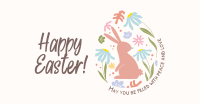 Fun Easter Bunny Facebook Ad Design