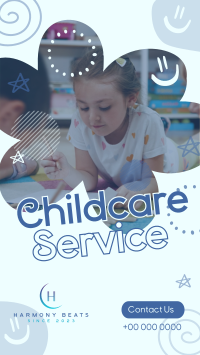 Doodle Childcare Service Instagram Story Design
