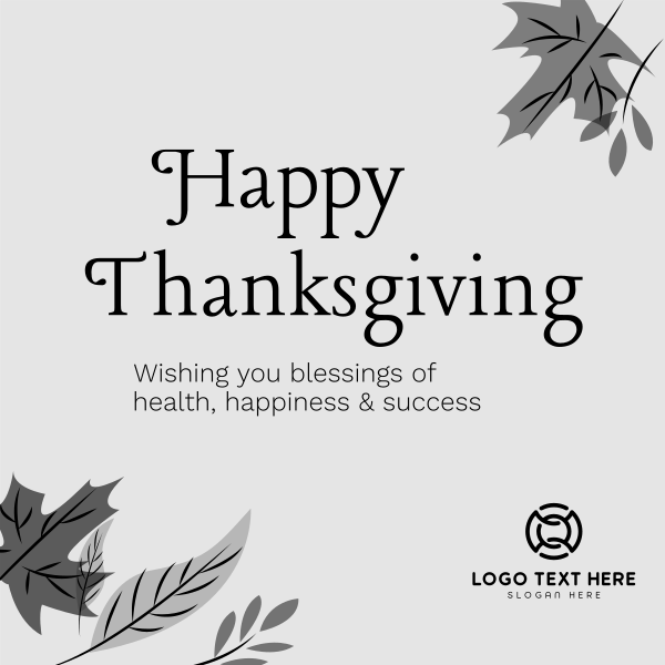 Happy Thanksgiving Instagram Post Design Image Preview