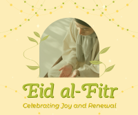 Blessed Eid Mubarak Facebook Post Design