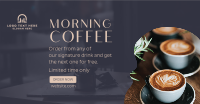 Early Morning Coffee Facebook Ad Design