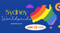 Pride Stickers Facebook Event Cover Design