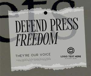 Defend Press Freedom Facebook post Image Preview