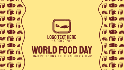 World Food Day for Seafood Restaurant Facebook event cover Image Preview