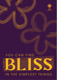 Blissful Flowers Flyer Design