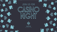 Casino Night Facebook Event Cover Design