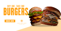 Double Burgers Promo Facebook Ad Design