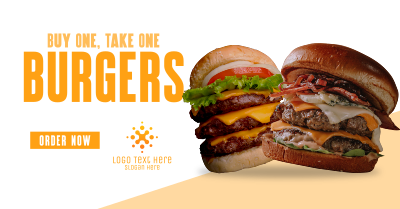 Double Burgers Promo Facebook ad Image Preview