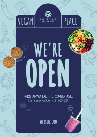 Vegan Monoline  Now Open Flyer Preview