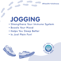 Jogging Facts Instagram post Image Preview
