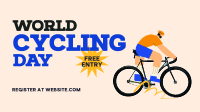 World Bicycle Day Facebook Event Cover Design